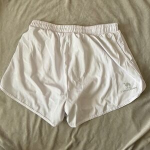 CAMEL CROWN Woven Shorts Women Large White Athletic Running